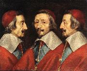 CERUTI, Giacomo Triple Portrait of Richelieu kjj china oil painting artist